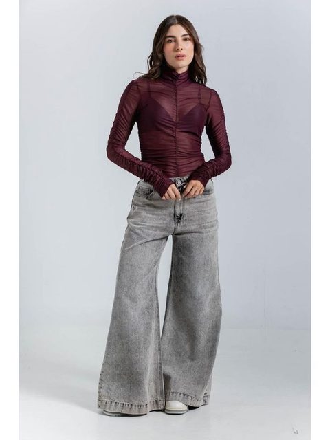 Body Manga Larga Slim Marca A